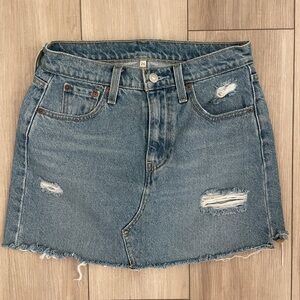 Levi Denim Light Blue Skirt